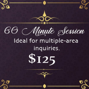 60 minute tarot and oracle session